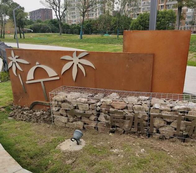 蕉城锈钢板挡土墙
